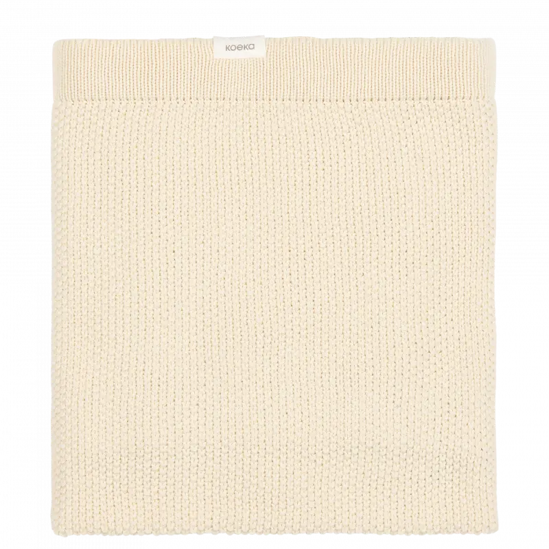 Koeka - Couverture pour lit bébé Lisbon - Powder White