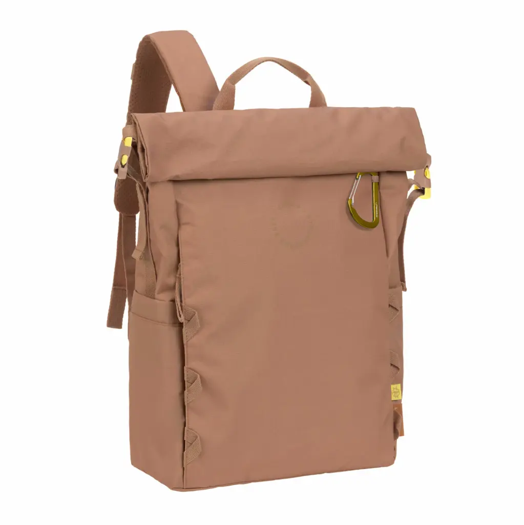 Lässig - Sac à langer à dos - Rolltop - Brun
