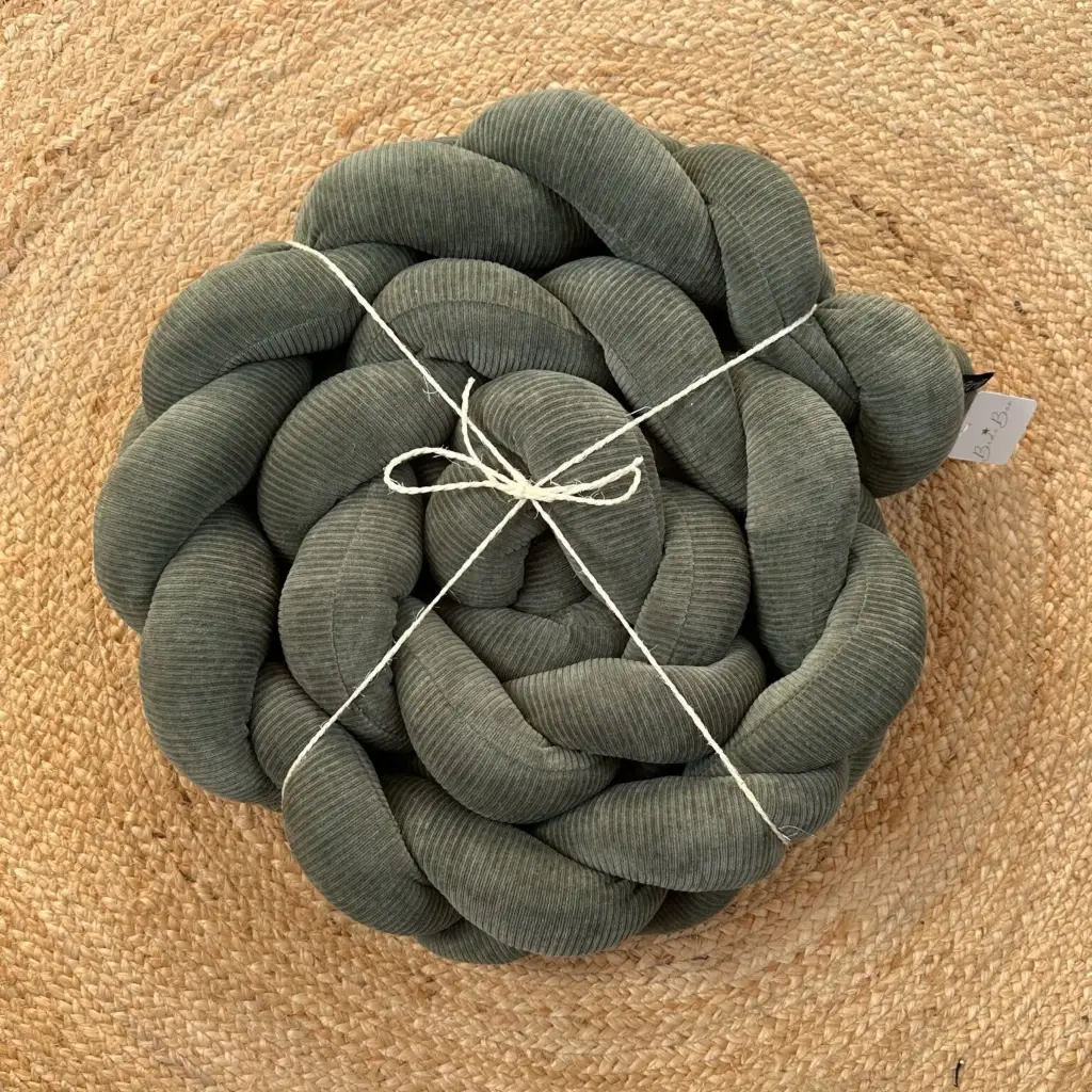 BidiBoo - Tresse de lit Rib - Kaki