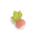 Moulin Roty - Hochet de dentition en caoutchouc naturel Radis - Trois Petits Lapins 