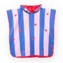 Quut - Poncho de plage Lagon Rouge Cerise