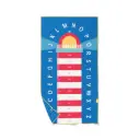 Quut - Serviette de plage PlayTowel - 70x140cm - Phare Bleu