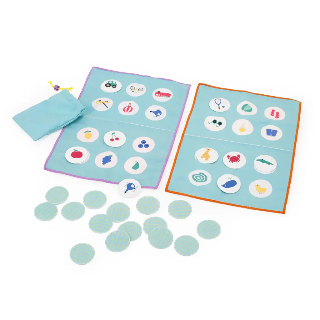 Quut - Jeu de Voyage Bingo - Loto Couleurs