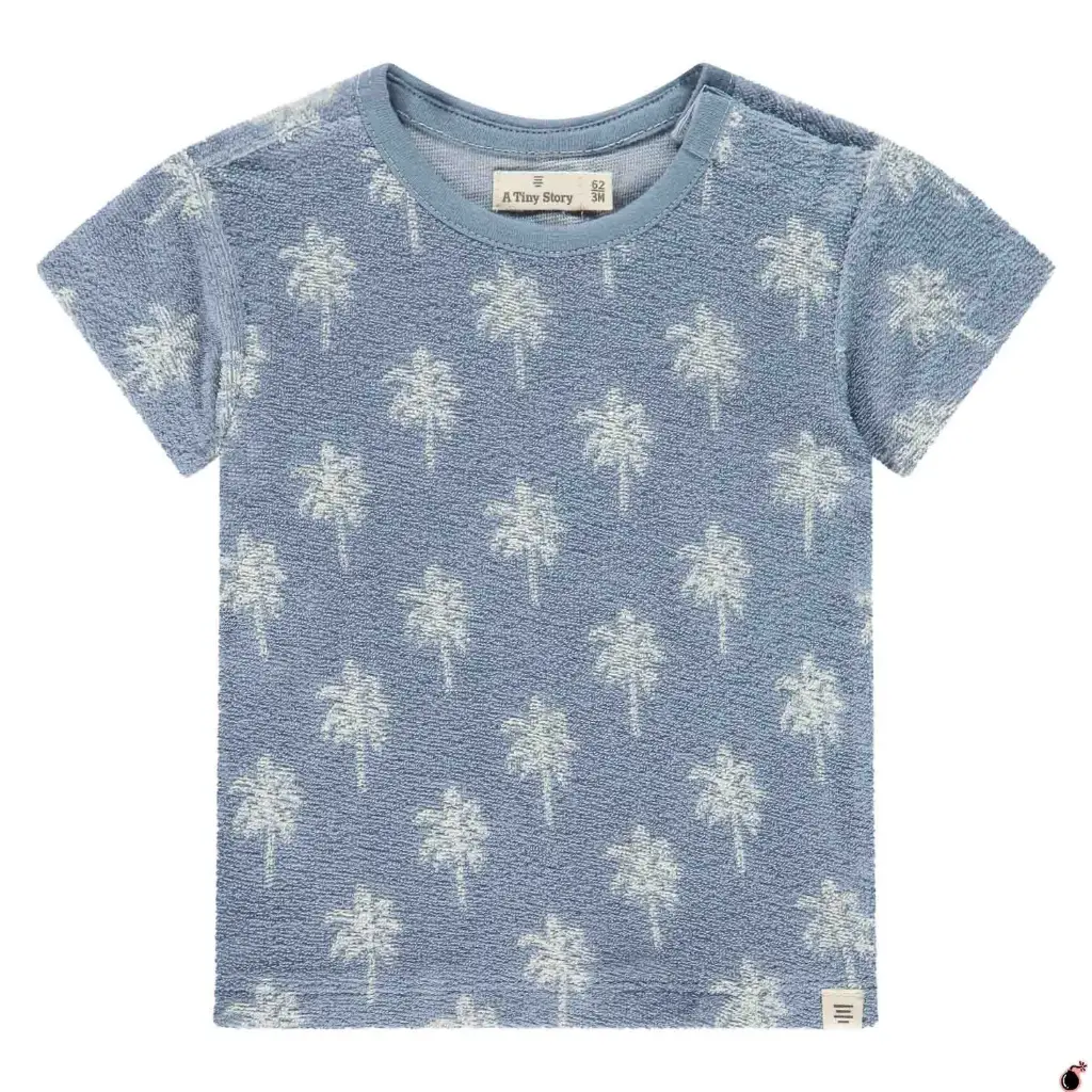 A Tiny Story - T-shirt - Bleu Clair 