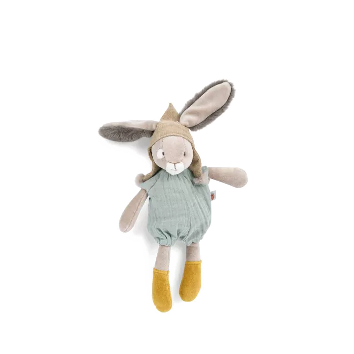 Moulin Roty - Doudou petit lapin sauge