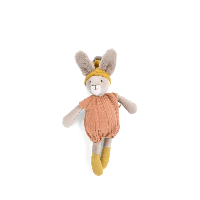 Moulin Roty - Doudou petit lapin argile