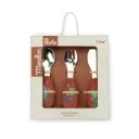Moulin Roty - Set de couverts silicone - La forêt Mawa
