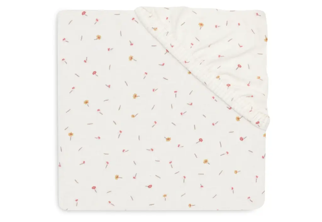 Jollein - Drap housse lit 60x120cm - Flower