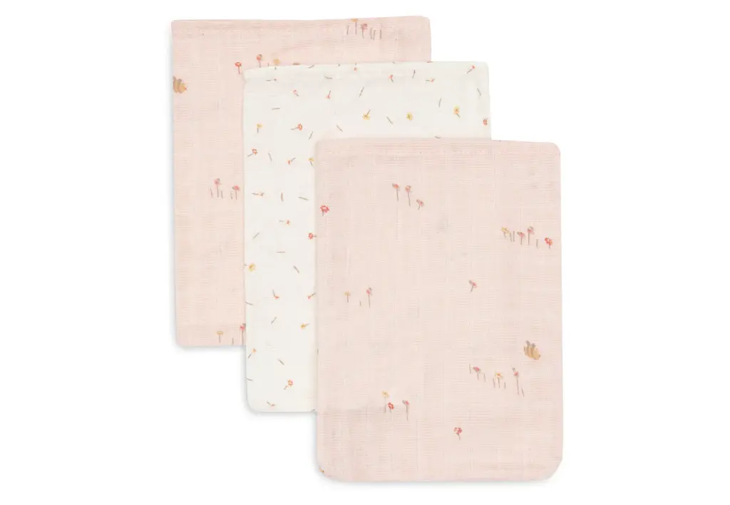 Jollein - Gant de Toilette Gaze de Coton - Pretty picnic