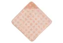 Jollein - Cape de bain éponge réversible 75x75cm - Flower  