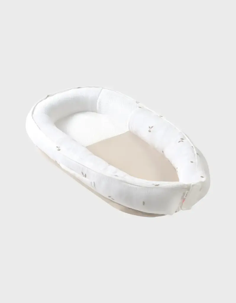 Noukie's - Nid bébé, Mousseline de coton bio - Blanc