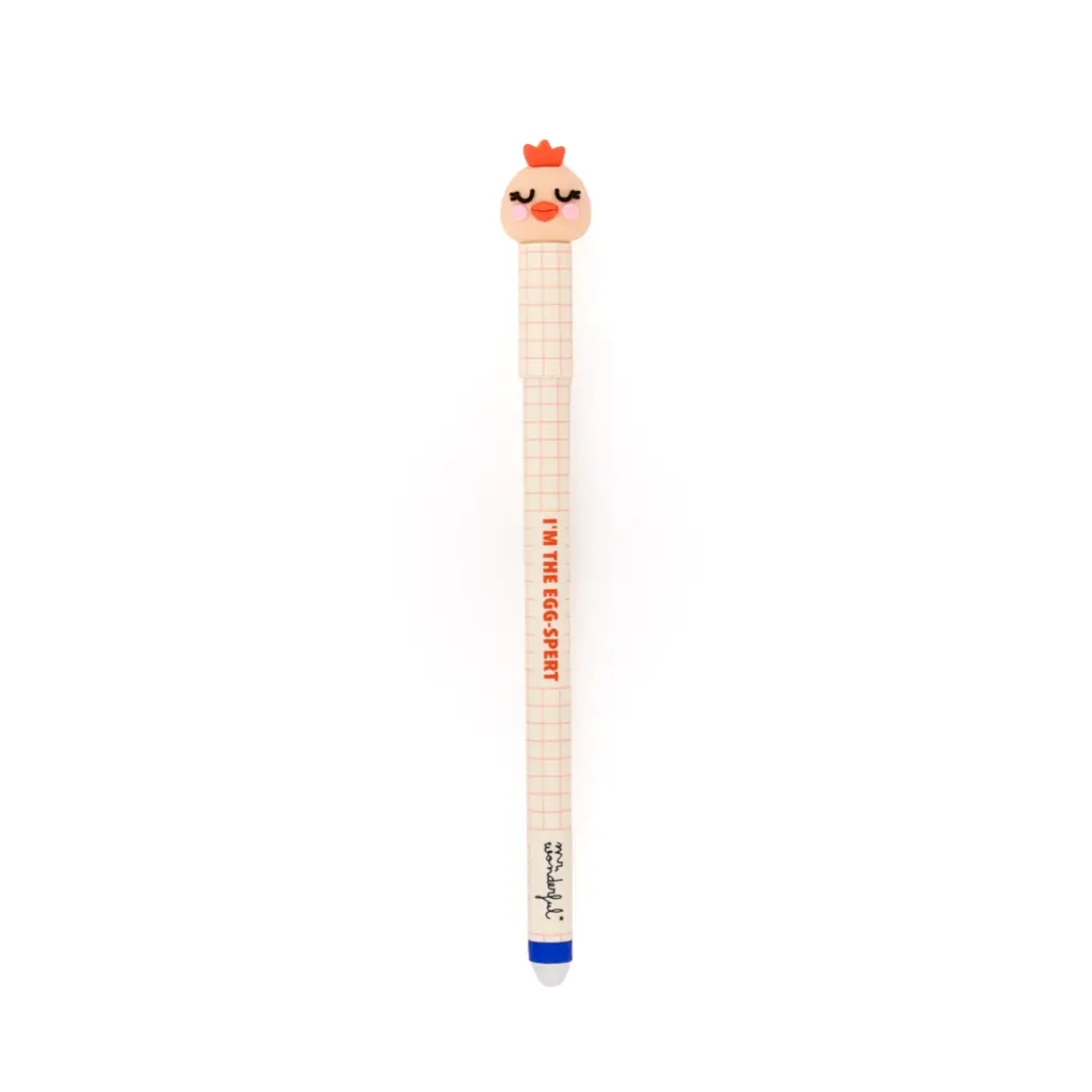 Mr. Wonderful - Stylo effaçable - Poule Blanche