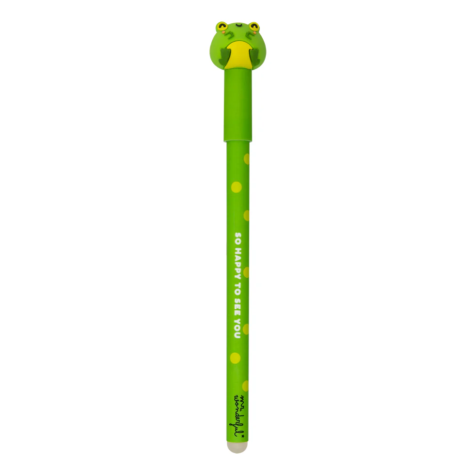 Mr. Wonderful - Stylo effaçable - Grenouille