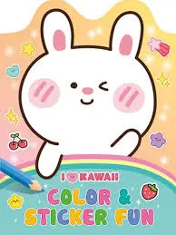 Chantecler -  I Love Kawaii Couleur et Sticker Fun