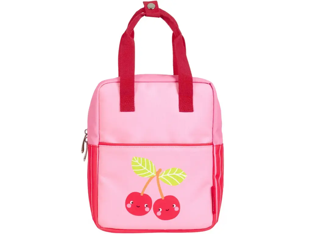 A Little Lovely Company - Petit sac à dos Carré Cerise