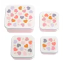 A Little Lovely Company - Coffret déjeuner et collation - Coeur