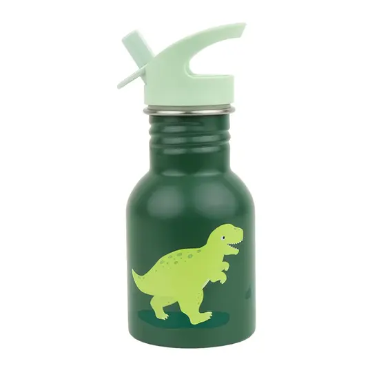A Little Lovely Company - Gourde en inox 350ml - Dino
