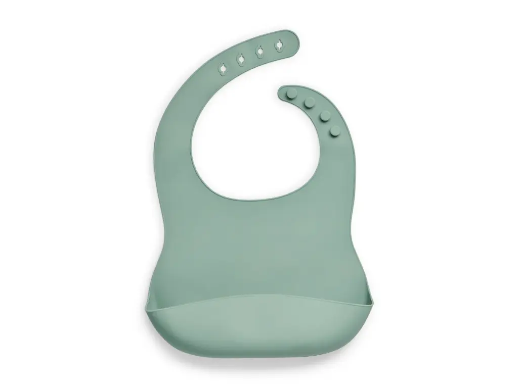 Jollein - Bavoir silicone - Ash Green