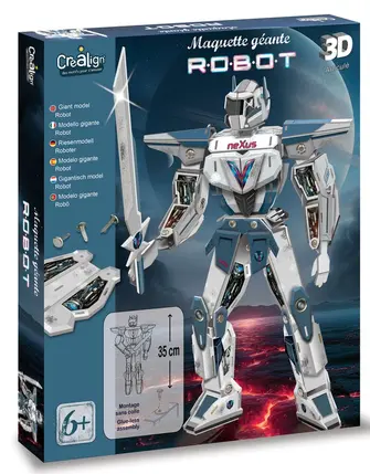 Crealign' - Maquette Géante R.O.B.O.T - 3D - 6+
