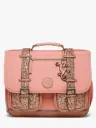 Caméléon - Cartable enfant 2 compartiments - Vintage fantasy - Glossy pink