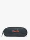 Caméléon - Trousse enfant 2 compartiments - Vintage urban - Navy orange stitchin