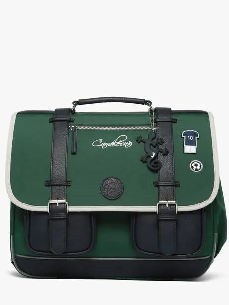 Caméléon - Cartable 3 compartiments - Vintage urban - Soccer player