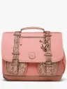 Caméléon - Cartable 3 compartiments - Vintage urban - Glossy pink