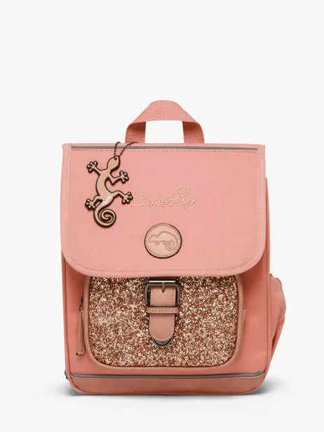 Caméléon - Sac à dos 1 compartiment - Vintage fantasy - Glossy pink