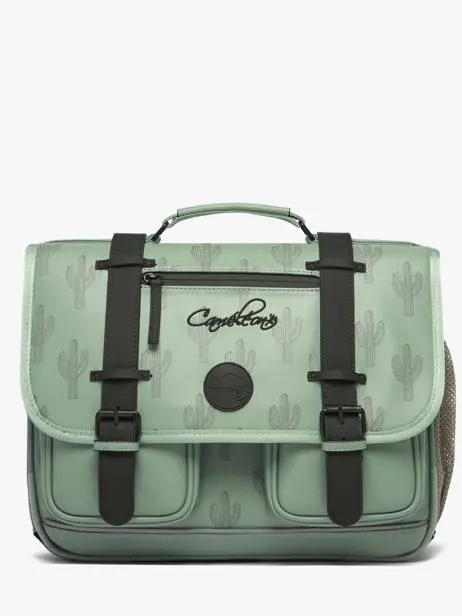 Caméléon - Cartable - Vintage north - Green cactus