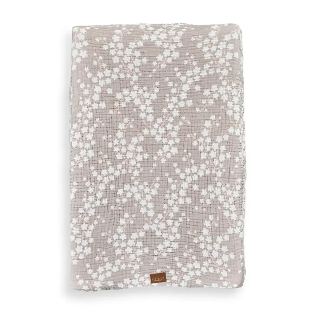 Quax - Housse de Matelas à Langer en Tétra - Blossom