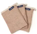 Neobulle - Lot de 3 gants de toilette réversibles