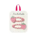 Rockahula - Lot de 2 pinces à cheveux - Fraise Rose