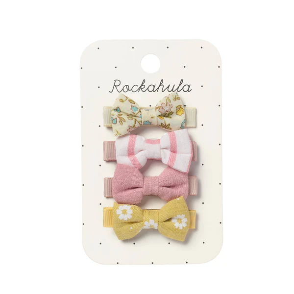 Rockahula -  Lot de 4 pinces à cheveux - Nœuds Pétales