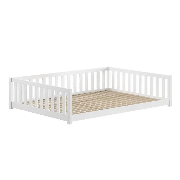 Vipack - Dallas - Lit capitaine 140x200cm - Blanc