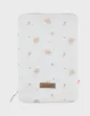 Noukie's - Protège carnet de santé en mousseline bio - Fleurs d'Antan