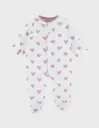 Noukie's - Pyjama bébé - Coton Pointelle - 00m - Mon Coeur