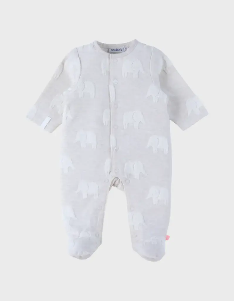 Noukie's - Pyjama bébé - Eléphant gris 