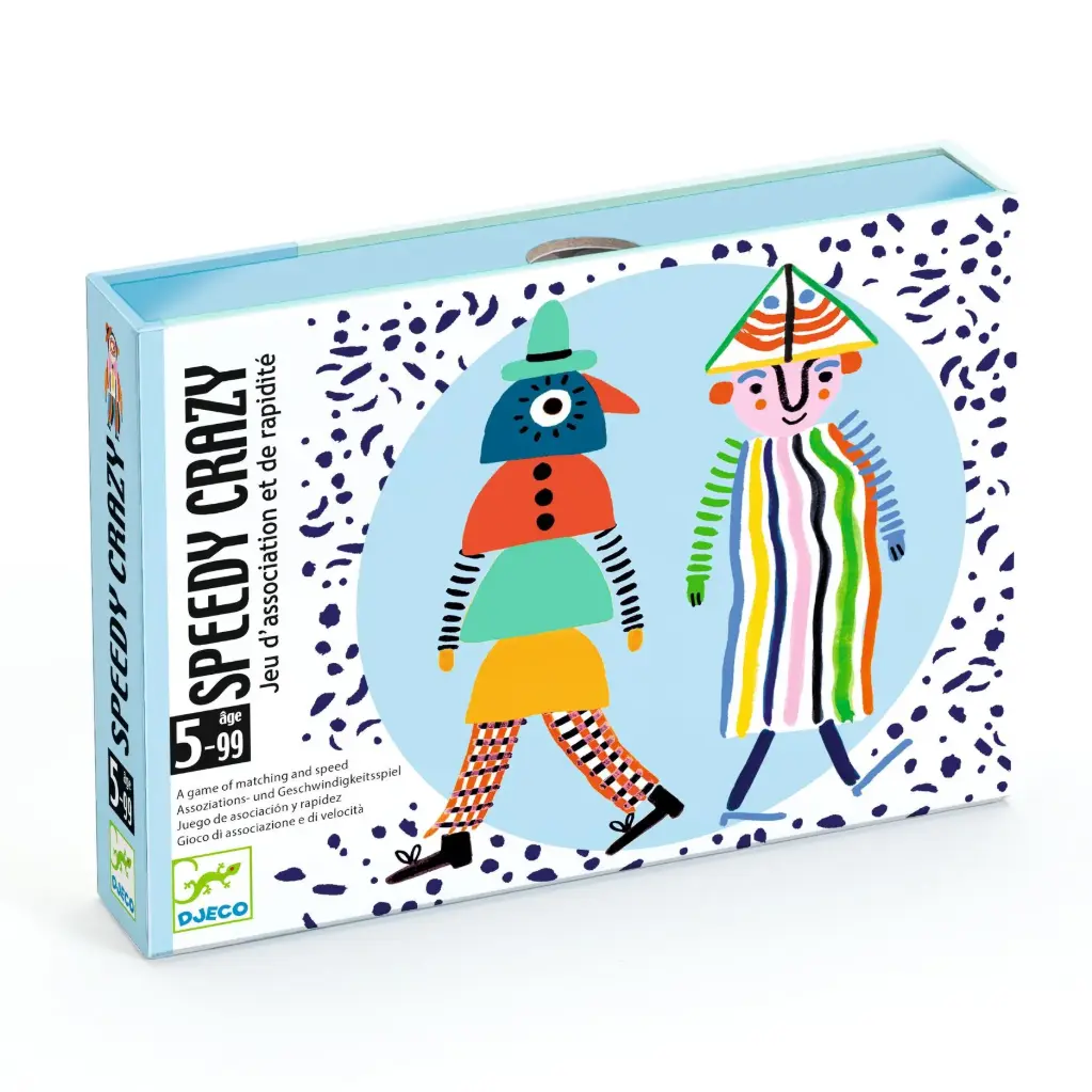 DJECO - Jeu de cartes - Speedy Crazy - 5 ans +