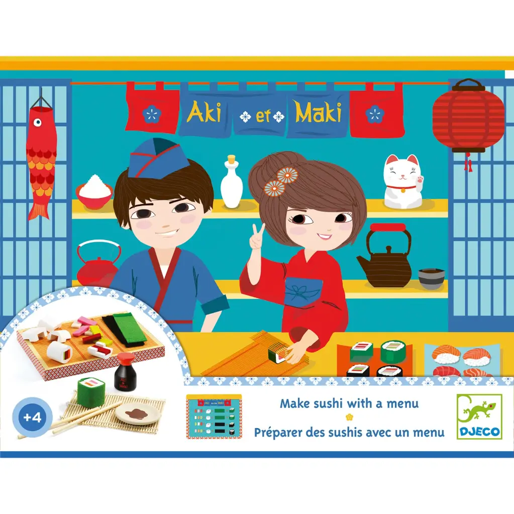 DJECO - P'ti set - Jeu Aki et Maki - 4 ans +