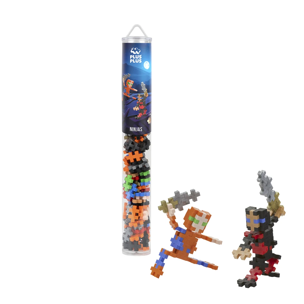 PLUS-PLUS - Tube Ninjas - 100 pcs