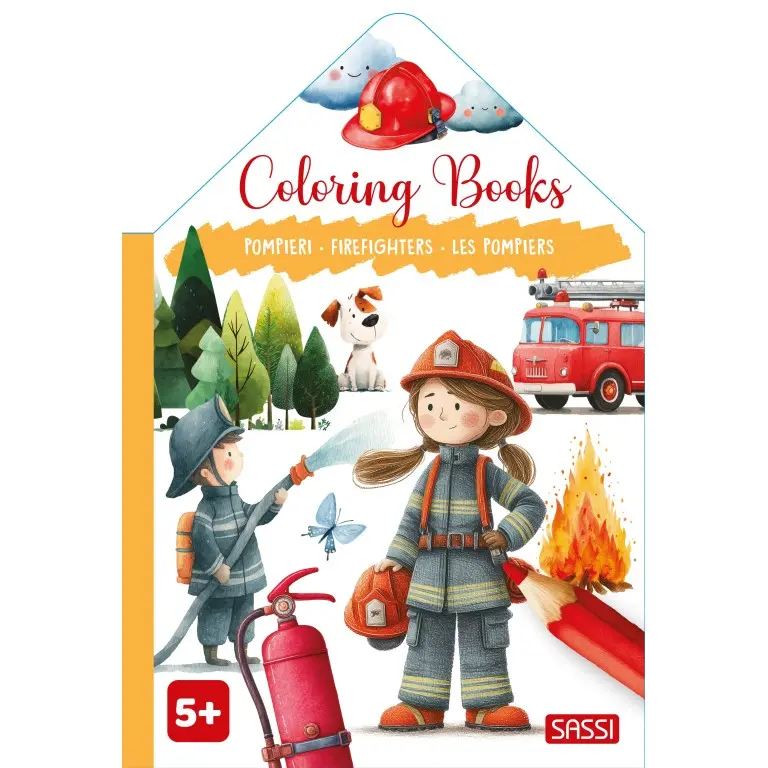 Sassi - Coloring Books - Les Pompiers