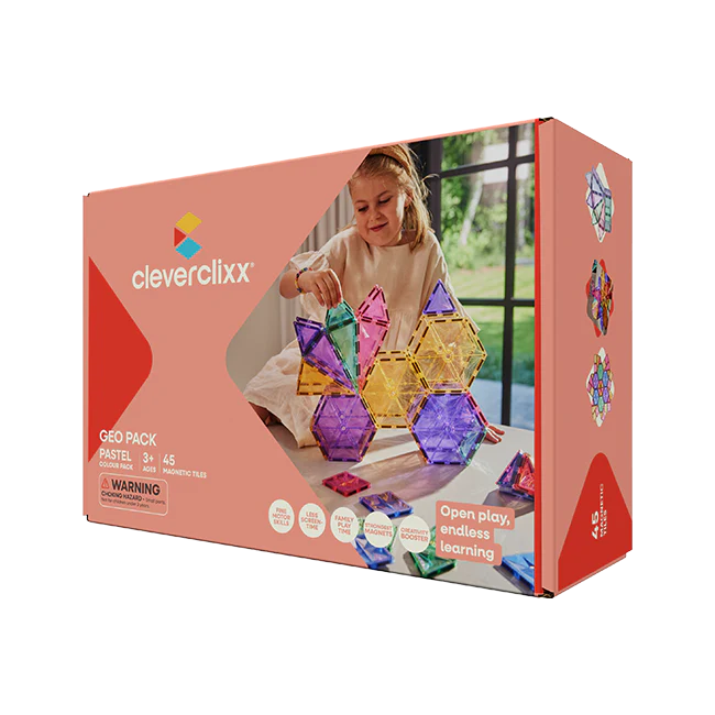 Cleverclixx - Geo pack pastel - 45 pièces  