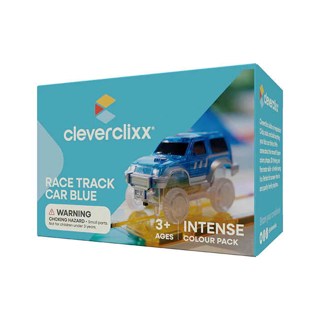 Cleverclixx - Voiture de course bleue