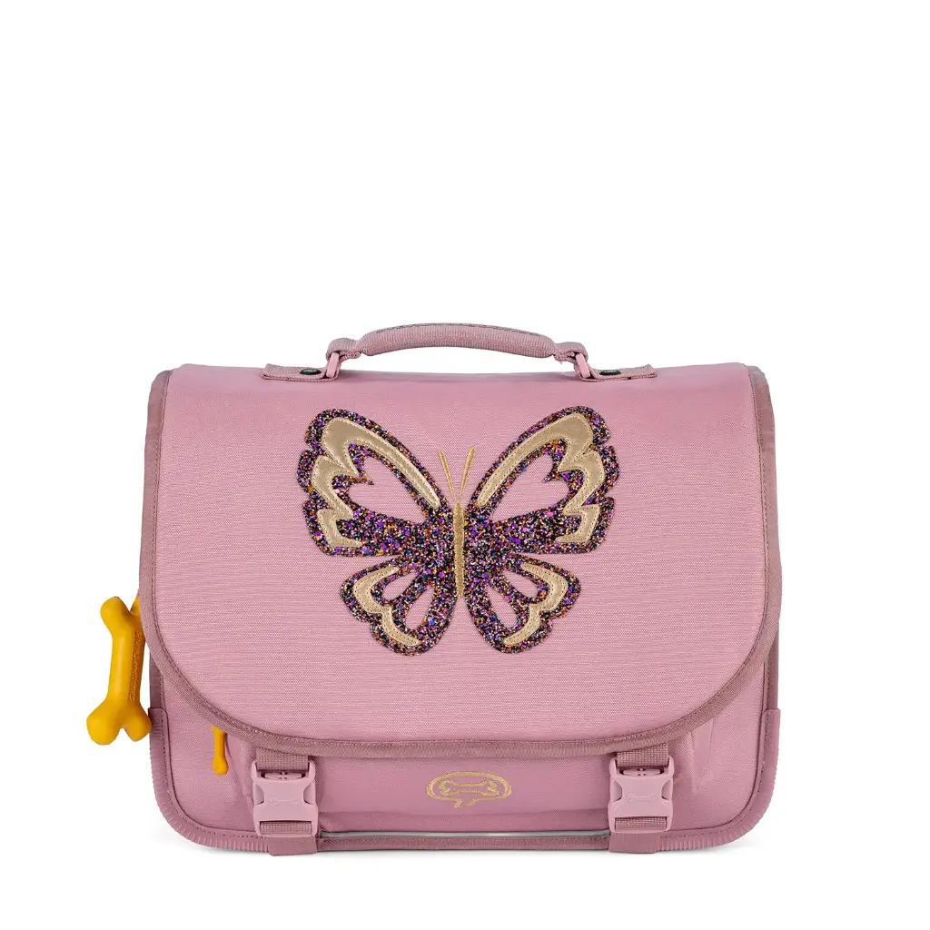 Stones and Bones - Cartable - Lily - Glitter - Butterfly - Lilac