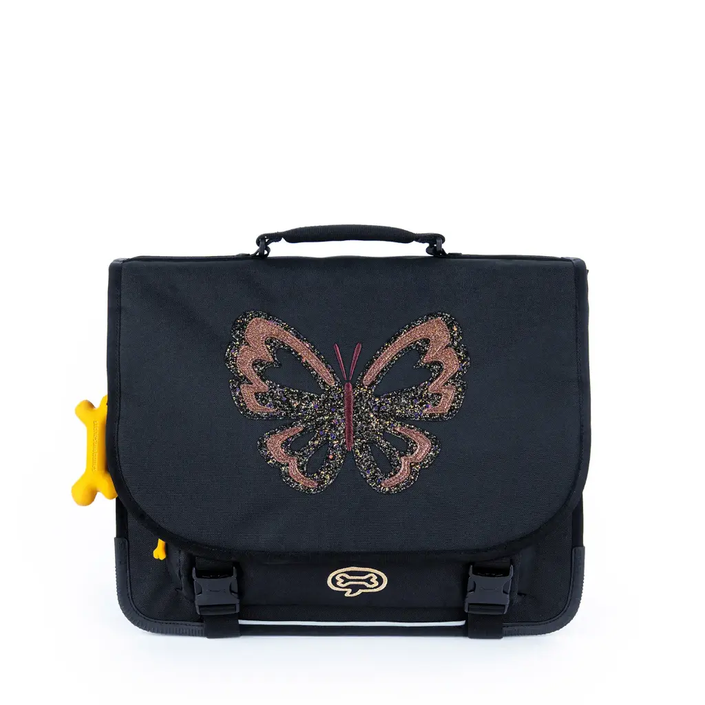 Stones and Bones - Cartable - Lily - Glitter - Butterfly - Navy