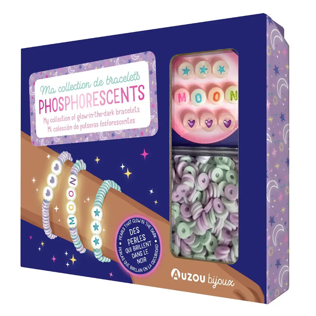Auzou Bijoux - Ma Collection de Bracelets - Phosphorescents - 6+