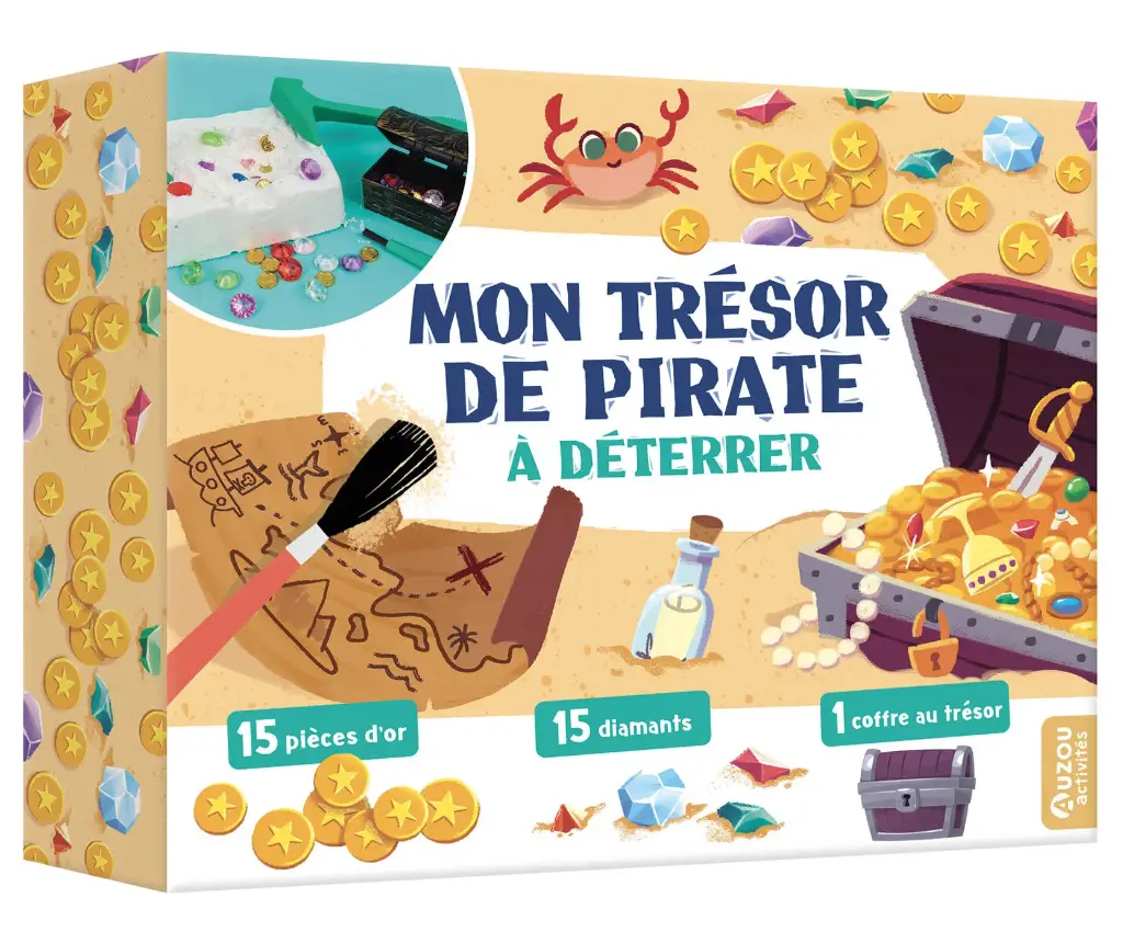 Auzou - Mon Trésor de Pirate à Déterrer - 6+