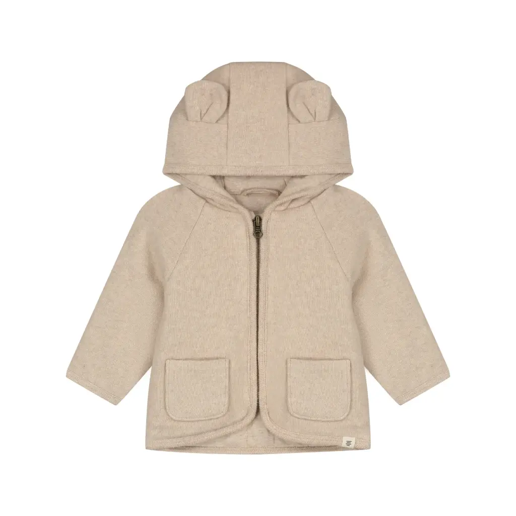 A Tiny Story - Veste à capuche bébé - Beige Mélange