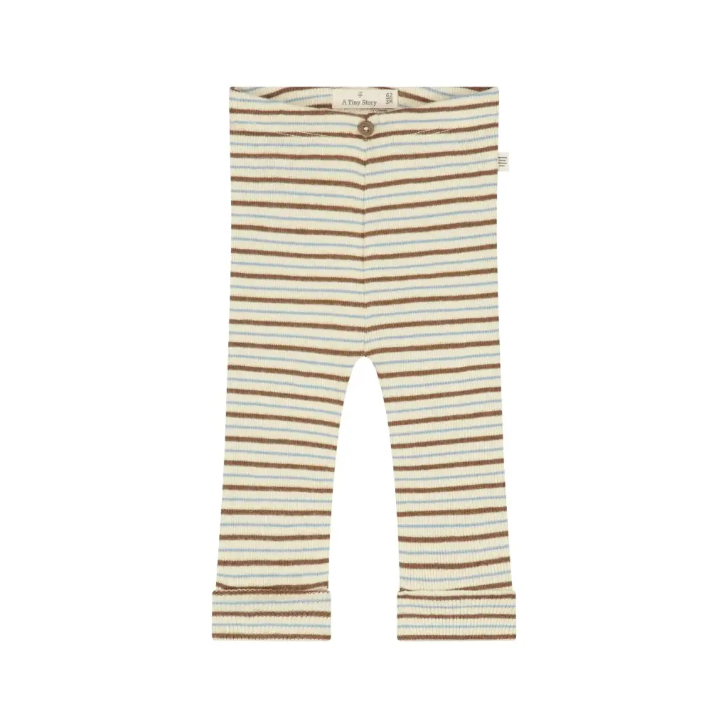 A Tiny Story - Legging bébé ligné - Ivory