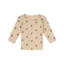 A Tiny Story - T-shirt à manches longues motif écureuil - Beige mélangé
